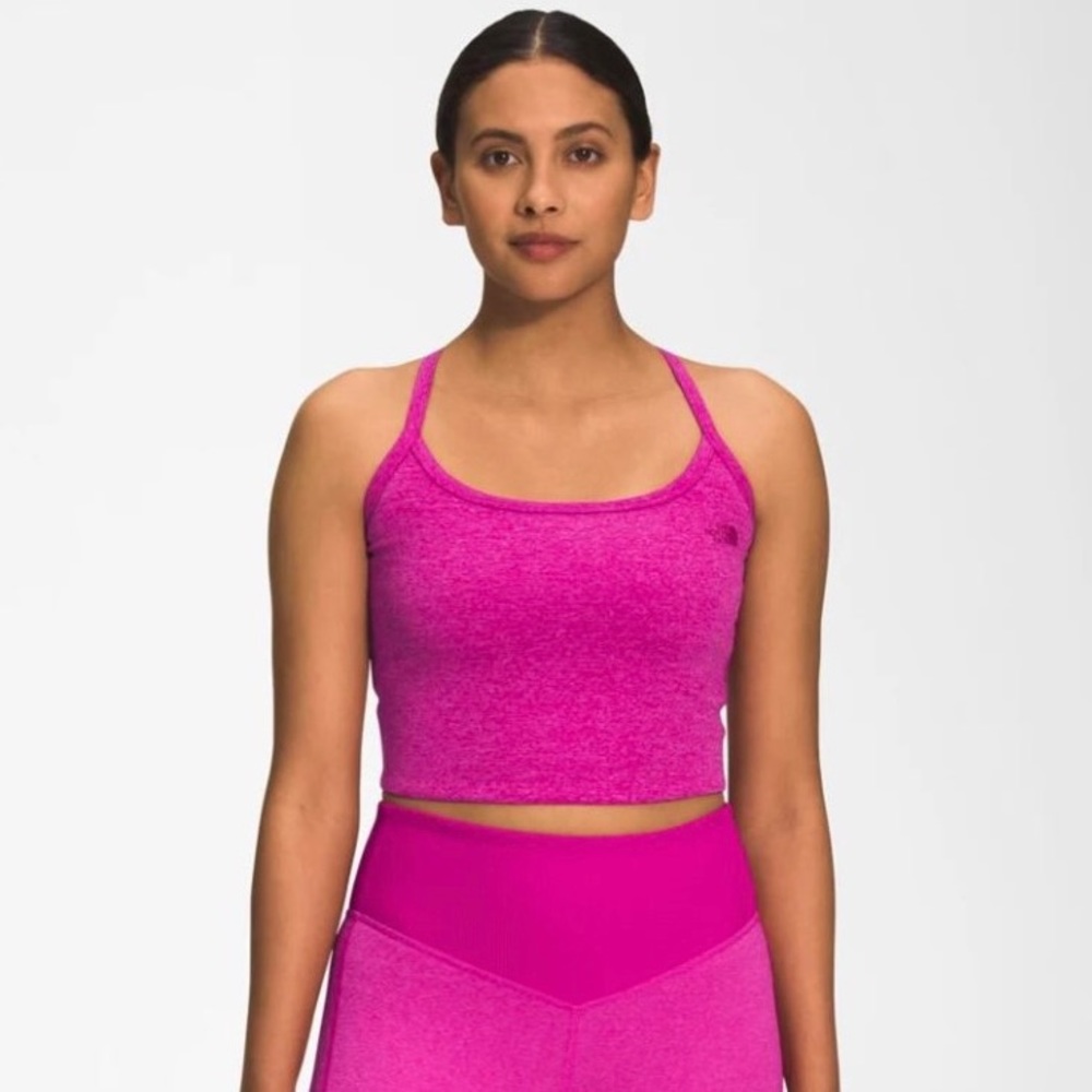 The North Face Dune Sky Tanklette Fuchsia Pink Heather